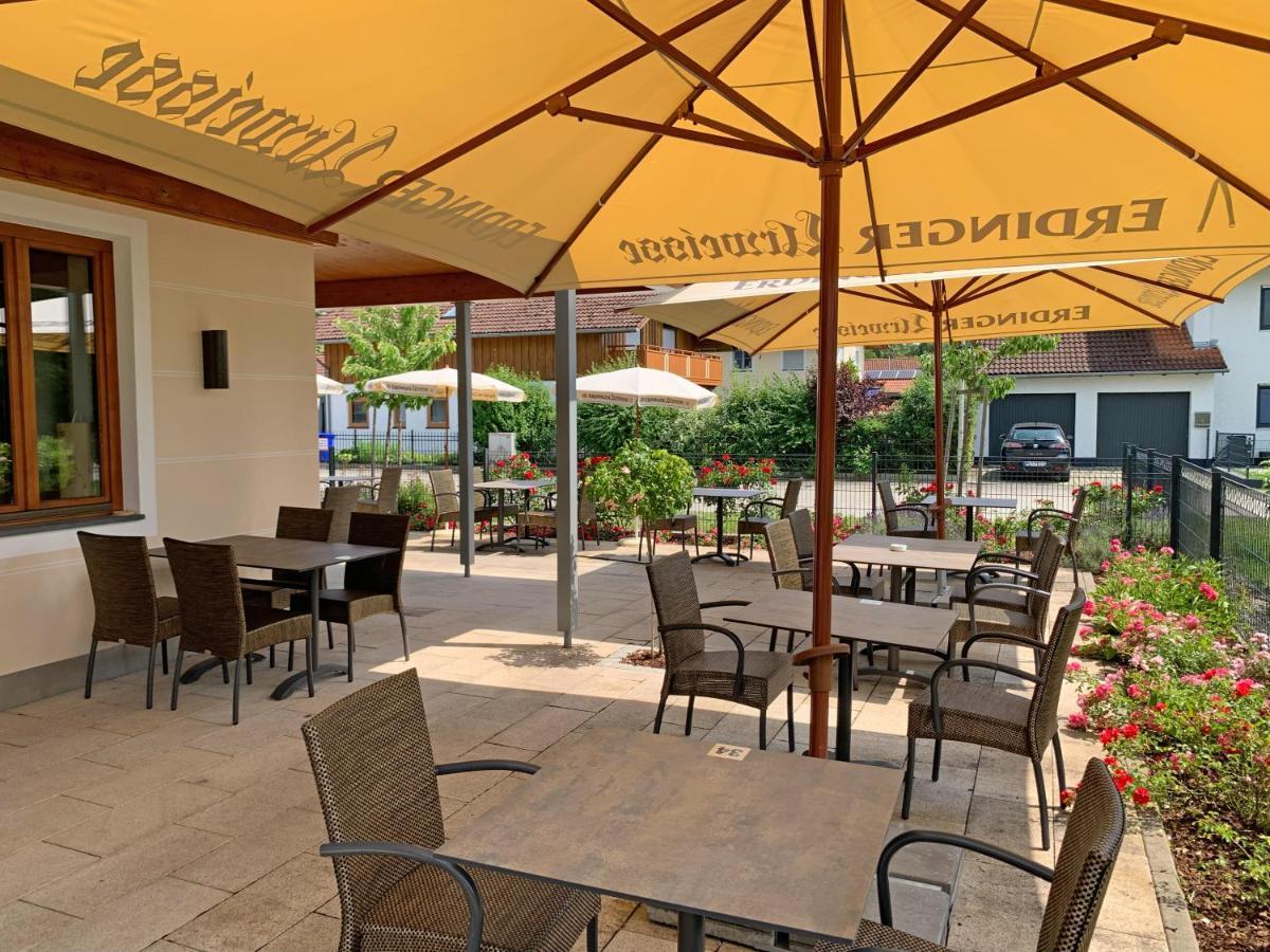 Hotel Heimfeld Restaurant Cafe Garching an Der Alz エクステリア 写真